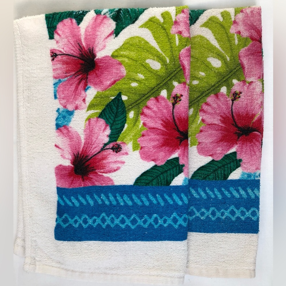 Mainstays Tropical Hand Towel Set